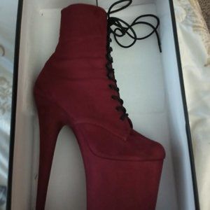 Pleaser ankle boots
